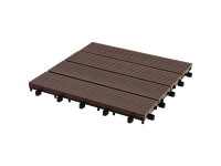 Gartec Klickfliesen WPC Marrone 30 x 30 cm