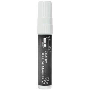 Kreul Chalky XXL Snow White, pennarello gesso per lavagne e finestre.