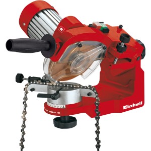 Affûteuse de chaîne Einhell GC-CS 235 E pour affûter les accessoires de tronçonneuses.