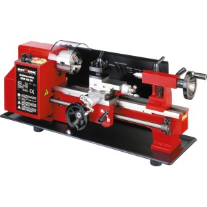 Tornio Rotwerk EDM 300 DS per tornire, forare e filettare pezzi.