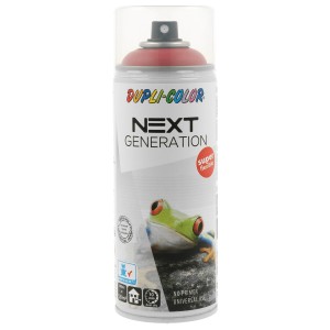 Dupli-Color Next vernice spray, satinato, rosso, bomboletta da 400ml.