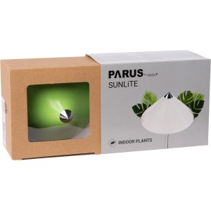 Confezione della lampada per piante a LED verde Parus by Venso Sunlite 7W per la coltivazione di piante.