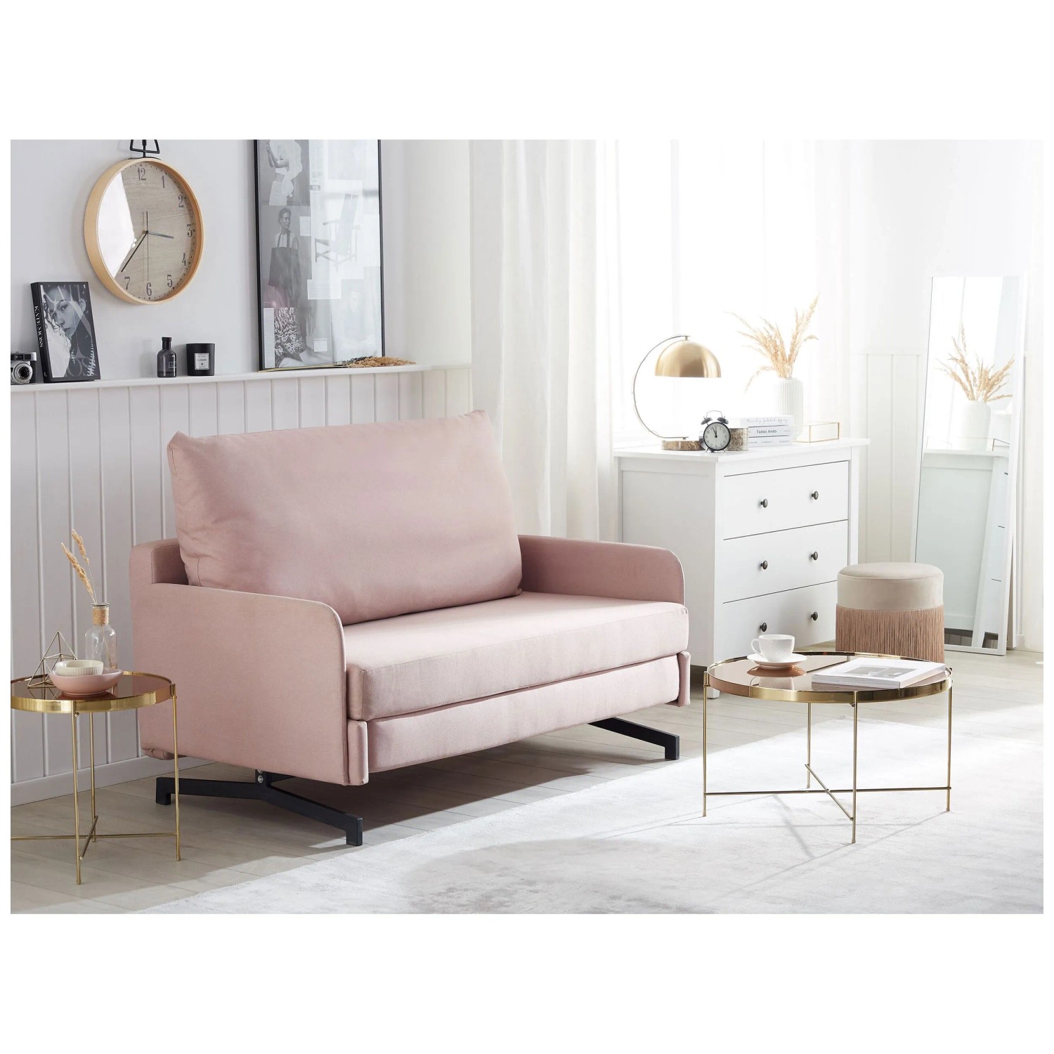 Divano letto Belfast posti Rosa acquista da OBI