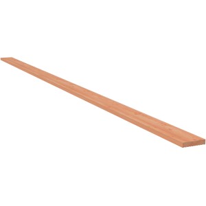 Lame de terrasse en douglas, 2,8x14,5x400cm, bois brun rougeâtre pour construction de terrasse.