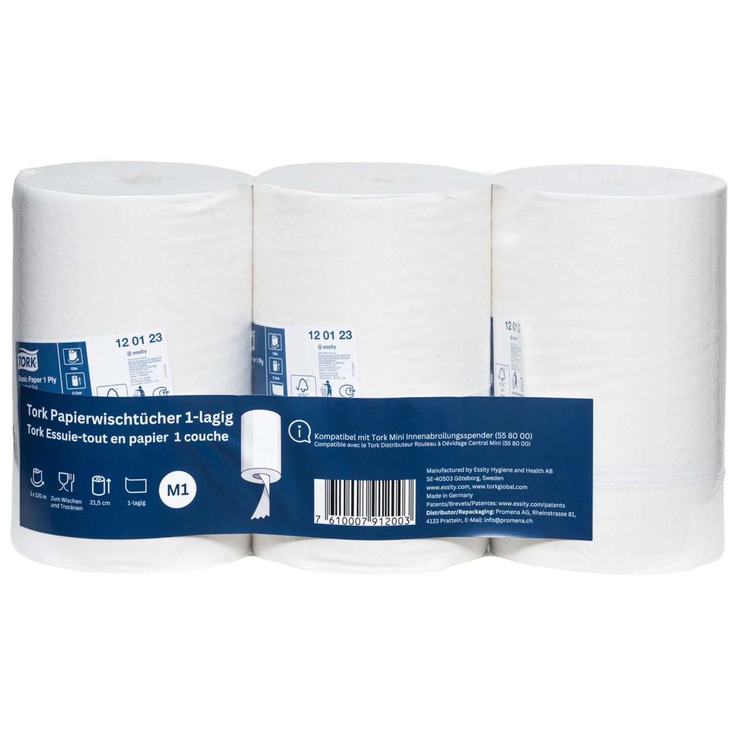 Strato Tork Salviette di carta Basic a 1 strato / 21,5 cm / 3 pz acquista da OBI