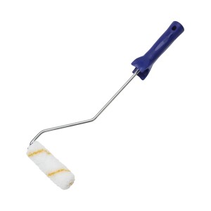 LUX Goldfaden-Farbroller XL, 10 cm, mit blauem Bügel für komfortables Streichen.
