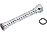 Verbindungsschlauch für Mischdüsen M22 x 125 mm Verchromt