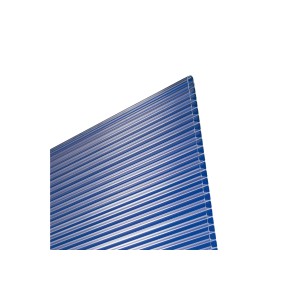 Pannello alveolare trasparente, 200x98cm, spessore 16mm, per coperture in plastica.