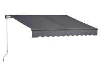 Gelenkarmmarkise Aventura Polyester Anthrazit 300 x 200 cm