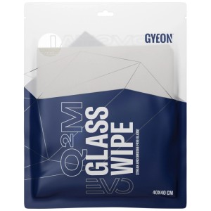 Chiffon microfibre Gyeon Q²M GlassWipe EVO 40x40 cm pour un nettoyage des vitres sans traces.