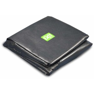Bâche de protection piscine Exit Premium grise pliée 540x250 cm avec logo vert.
