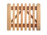 Normtüre zu Staketenzaun Chur Lärche natur glattgehobelt 60 x 100 cm Normtüre zu Staketenzaun Chur Lärche natur glattgehobelt 60 x 100 cm