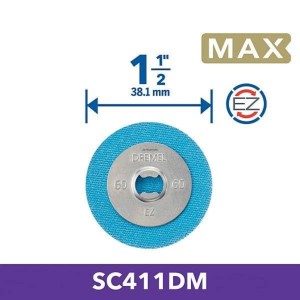 Disque abrasif Dremel Max SC411DM, lot de 3 pièces pour outils miniatures, grain 60.