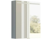 Dansani Spiegelschrank Top mit 2 Türen + Steckdose Hellblau 70,4 x 60 cm