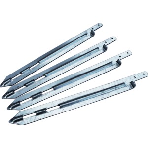 Kit d'ancrage EXIT, 4 pièces, pour fixer solidement les équipements de jeux et les cabanes de jardin.