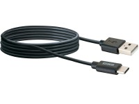 Schwaiger® P4U Sync und Ladekabel Kabeltyp USB C auf A Schwarz 2 m Schwaiger® P4U Sync und Ladekabel Kabeltyp USB C auf A Schwarz 2 m