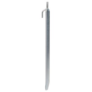 Picchetto Windhager a V zincato, 25cm, per fissare teli in aiuole rialzate, set da 4.