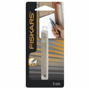 Lame di ricambio Fiskars 9 mm, 10 pezzi in dispenser per taglierini.