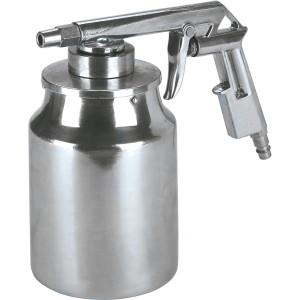 Pistolet de sablage Einhell avec godet d'aspiration, accessoire pour compresseurs, pour enlever la rouille et la peinture.