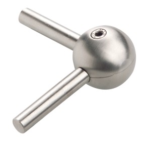 Joint V2A 35/10 en acier inoxydable pour escaliers et rampes.