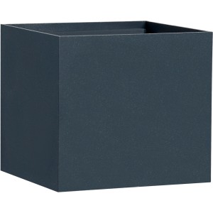Applique murale LED Telefunken anthracite carrée pour extérieur.