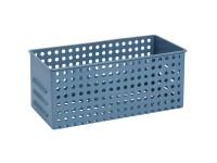 Diaqua® Aufbewahrungskorb Samara Stahl Blau (HxBxT) 8,6 x 19,2 x 9,3 cm