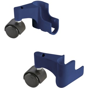 Leifheit Set accessori Pegasus Mobile: Due ruote blu per stendibiancheria.