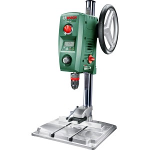 Trapano a colonna Bosch PBD 40: Trapano preciso con display digitale e cambio a due velocità.
