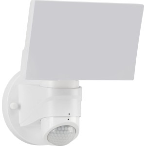 Faretto LED da esterno Telefunken bianco con sensore di movimento, 1600 lumen. Faretto per parete esterna.
