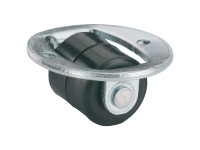 Doerner + Helmer Möbel-Bockrollen-Set TPE Ø 1,3 cm / Breite 1,4 cm / 2 Stk.