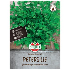 Sperli Saatgut Petersilie, grossblättrig, aromatisch, Einfache Schnitt 3.