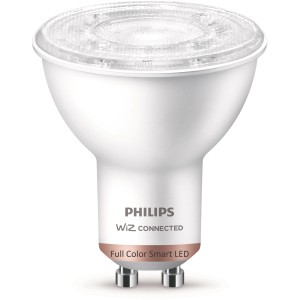 Philips Smart LED GU10, 50W, Tunable White & Color, lampadina smart per illuminazione d'atmosfera.