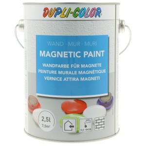 Dupli-Color Magnetic Paint Grau 2.5 l Dose, Magnetfarbe für Innenräume.