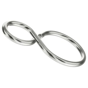 Crochet en S nickelé, 2,5 x 30 mm, lot de 10, idéal pour la fixation sur les grilles murales.