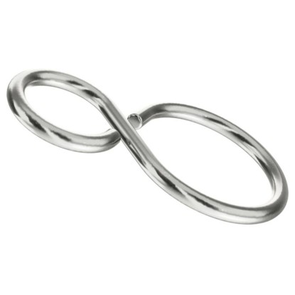Haken S-Form vernickelt Ø 2,5 x 30 mm / 10 Stk.