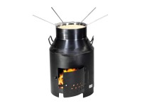 Nouvel Fondue- und Grillofen Milchbotte Schwarz