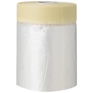 Film de protection et ruban de masquage LUX, 550 mm x 25 m, pour couvrir et masquer lors de la peinture.