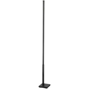 Lampadaire LED noir Eglo Picacha 1 avec fonction RGB/CCT, 13,5W. Lampadaire design pour salon et chambre à coucher.