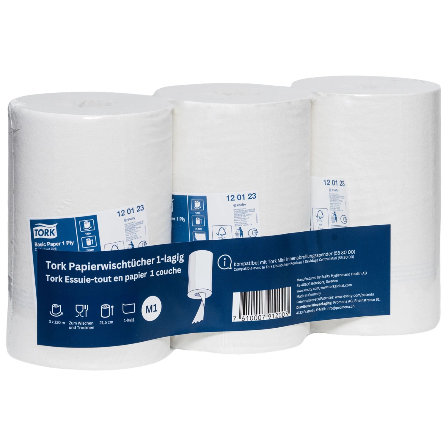 Strato Tork Salviette di carta Basic a 1 strato / 21,5 cm / 3 pz acquista da OBI