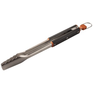 Traeger Pince à barbecue BBQ Tongs en acier inoxydable noire