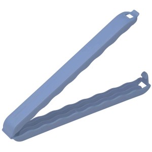 Rotho Set 2 clip chiusura Onda XXL blu per conservare alimenti.