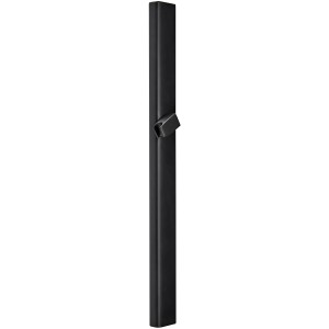 Barre de douche Schöner Wohnen Freya noir mat, 75,5 cm avec support de douche.