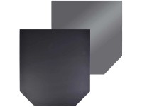 Firefix Stahlbodenplatte Sechseck Schwarz-Dunkelgrau 100 x 110 cm / 1,5 mm