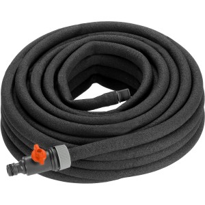 Gardena Tubo poroso 15 m, arrotolato. Tubo da giardino per irrigare file di piante.