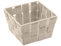 Wenko Aufbewahrungskorb Adria Mini Square Beige Wenko Aufbewahrungskorb Adria Mini Square Beige