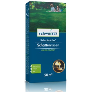 Paquet de graines pour gazon d'ombre Umbra Royal Coat, adapté aux pelouses ombragées.