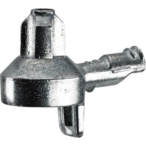 Supporto per ripiano Hettich in zinco pressofuso, adatto per fori da 3 mm e 5 mm, 20 pezzi