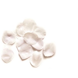 Pétales de rose blancs, 100 pièces, idéal pour décorer et embellir.