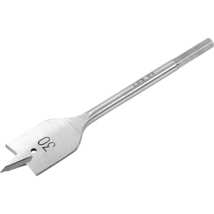 LUX Flachfräsbohrer Classic 30 mm aus Stahl, geeignet für Holz.