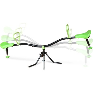 Altalena rotante EXIT Spinner verde e nera per torri gioco: movimento circolare per doppio divertimento.